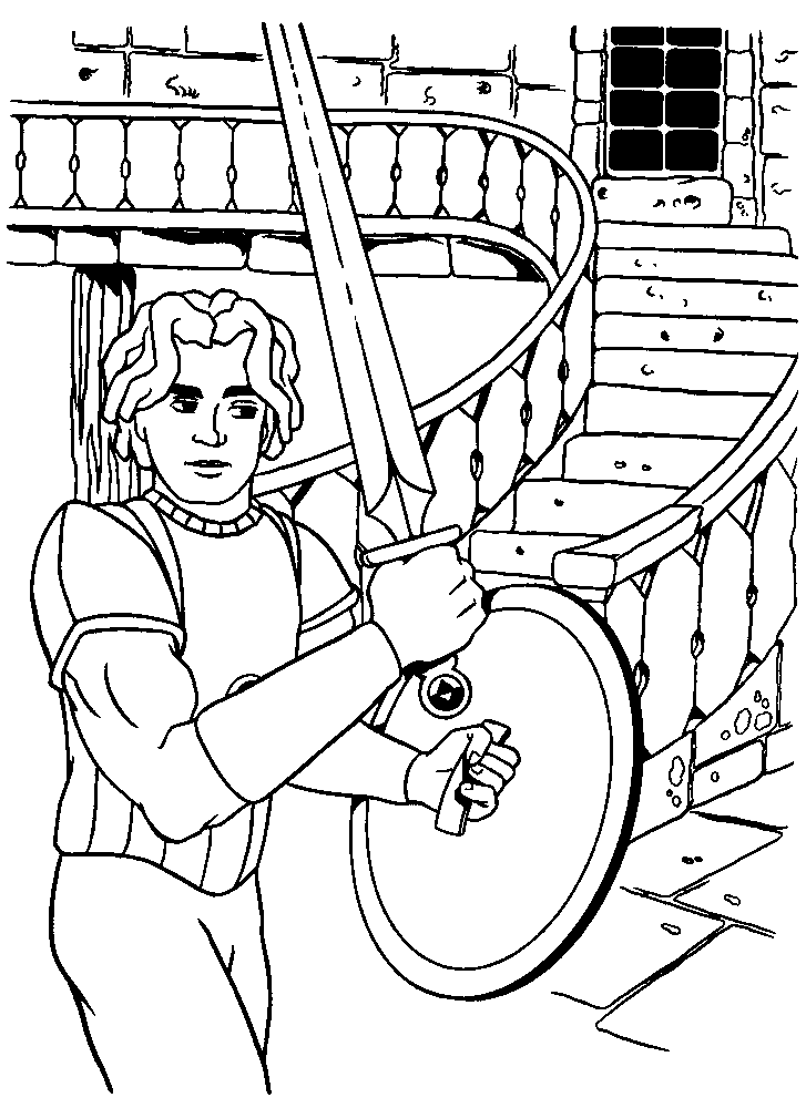 Раскраска: рыцарь (Персонажи) #87004 - Бесплатные раскраски для печати