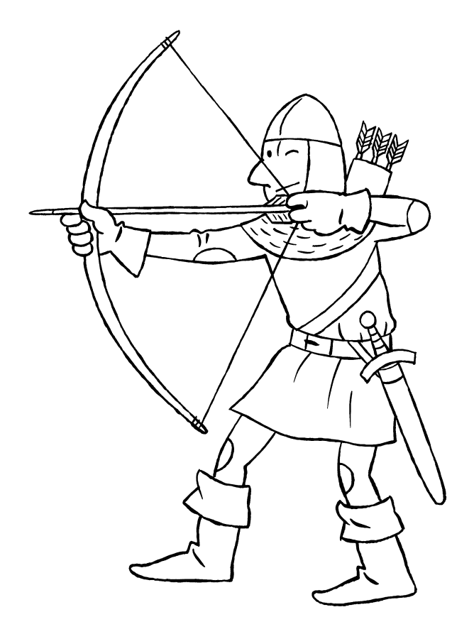 Раскраска: рыцарь (Персонажи) #87037 - Бесплатные раскраски для печати