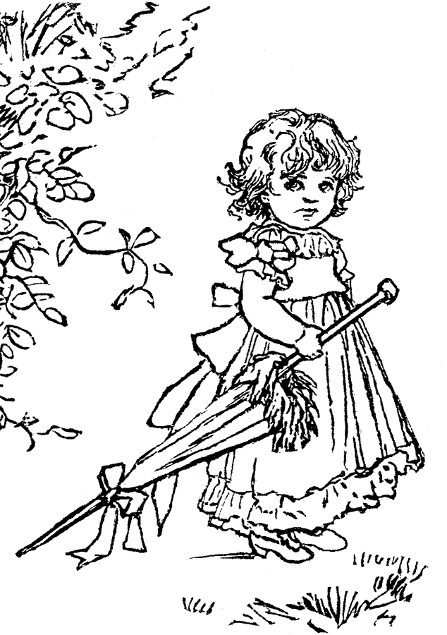 Раскраска: маленькая девочка (Персонажи) #96500 - Бесплатные раскраски для печати