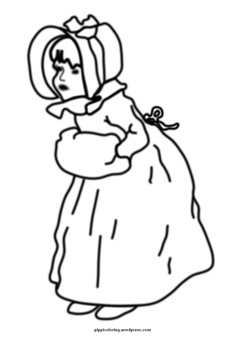 Раскраска: маленькая девочка (Персонажи) #96501 - Бесплатные раскраски для печати