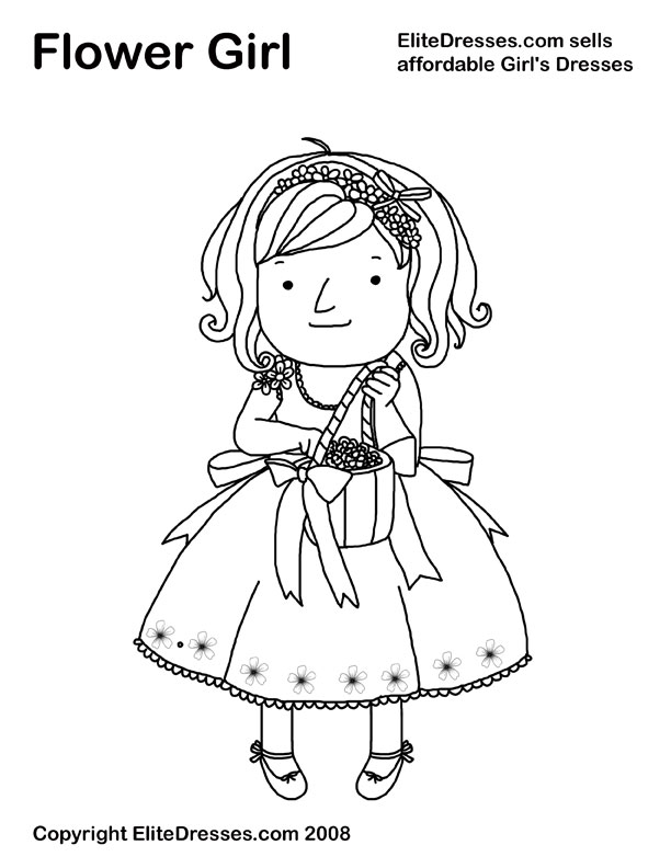 Раскраска: маленькая девочка (Персонажи) #96508 - Бесплатные раскраски для печати