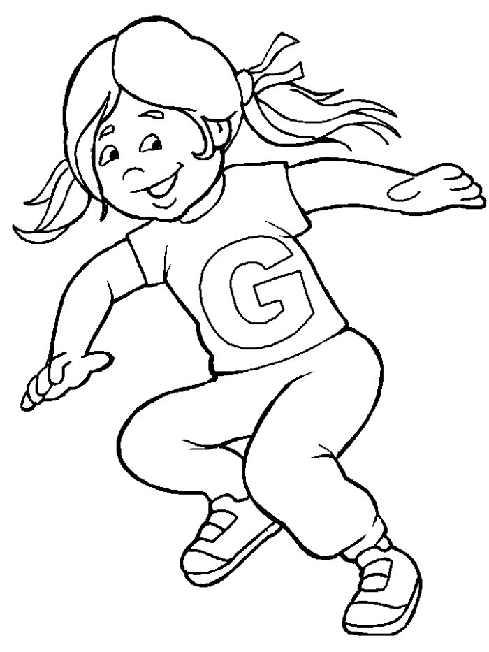 Раскраска: маленькая девочка (Персонажи) #96558 - Бесплатные раскраски для печати