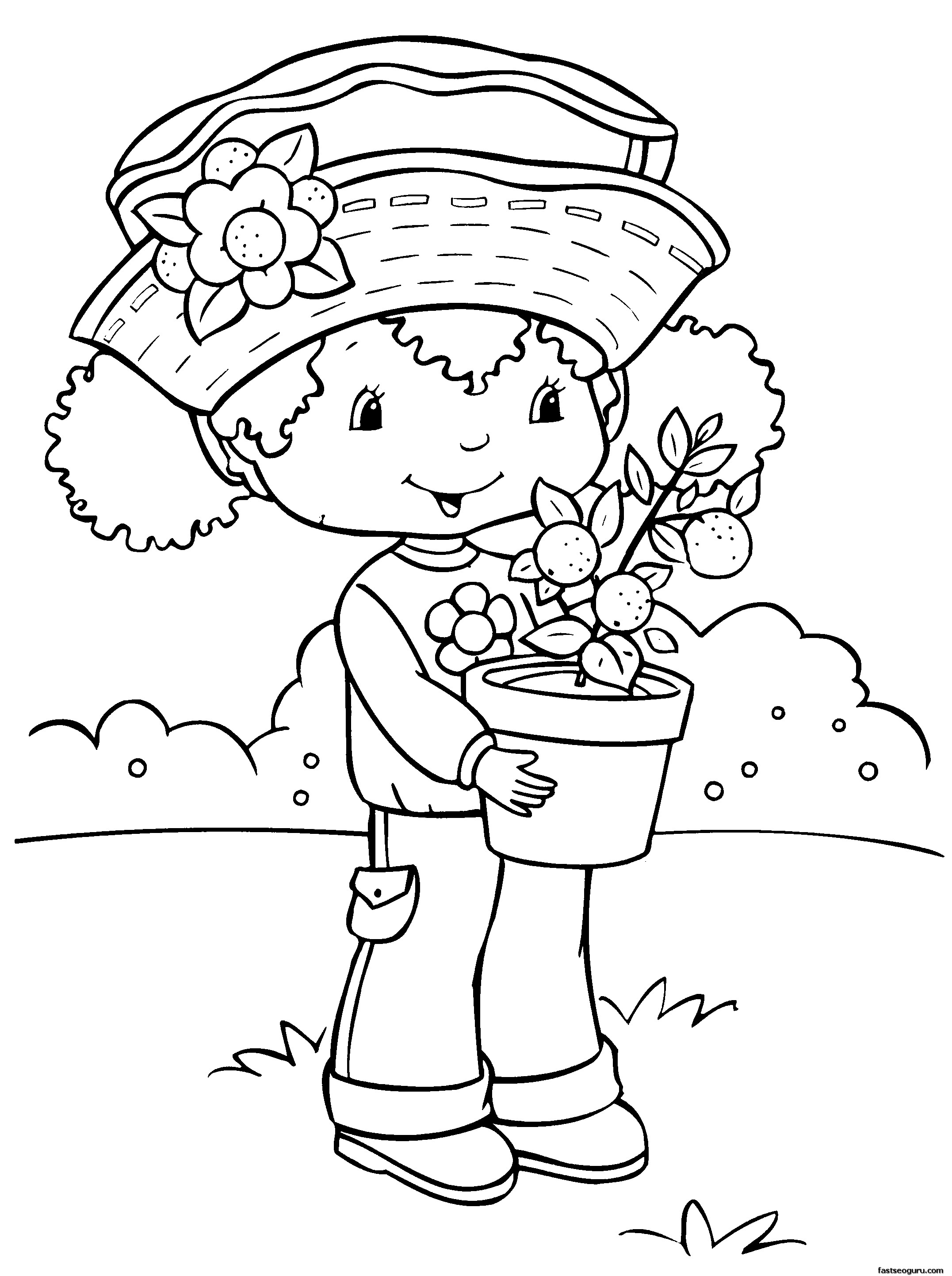 Раскраска: маленькая девочка (Персонажи) #96643 - Бесплатные раскраски для печати