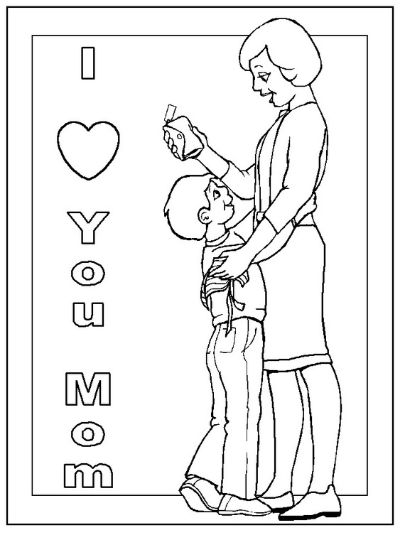 Раскраска: мама (Персонажи) #101191 - Бесплатные раскраски для печати