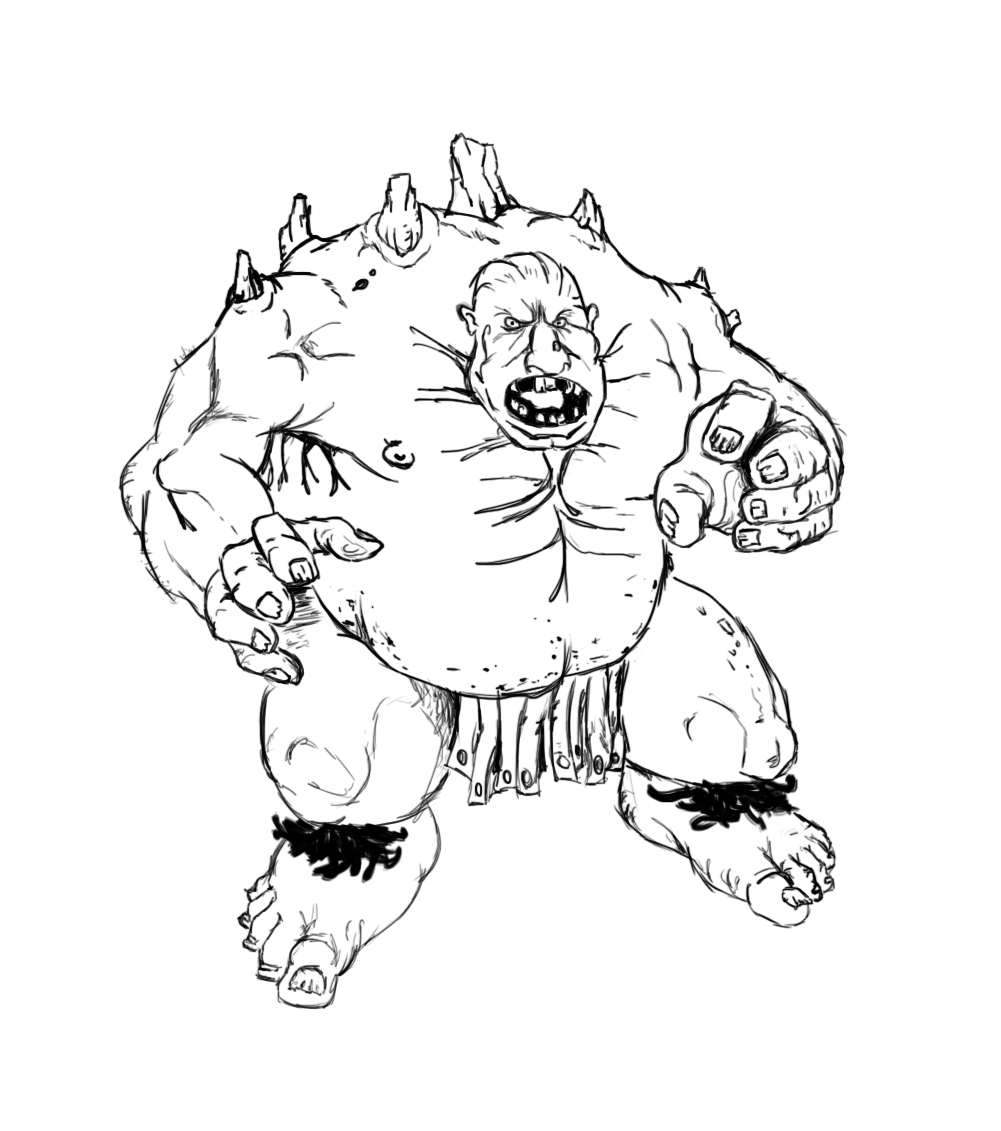 Раскраска: великан-людоед (Персонажи) #102848 - Бесплатные раскраски для печати