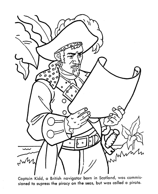 Раскраска: пират (Персонажи) #105059 - Бесплатные раскраски для печати