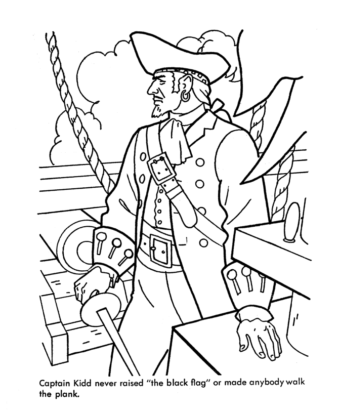 Раскраска: пират (Персонажи) #105156 - Бесплатные раскраски для печати