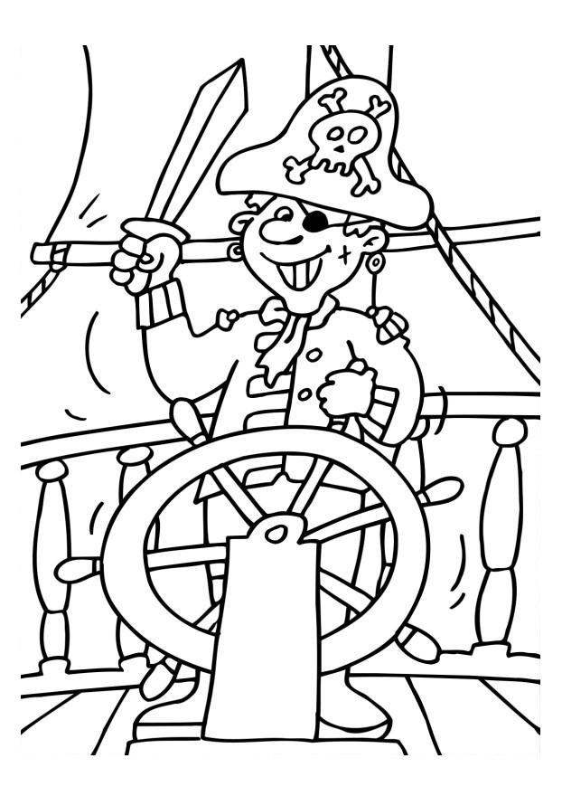 Раскраска: пират (Персонажи) #105250 - Бесплатные раскраски для печати