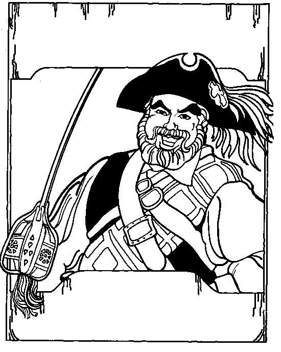 Раскраска: пират (Персонажи) #105327 - Бесплатные раскраски для печати