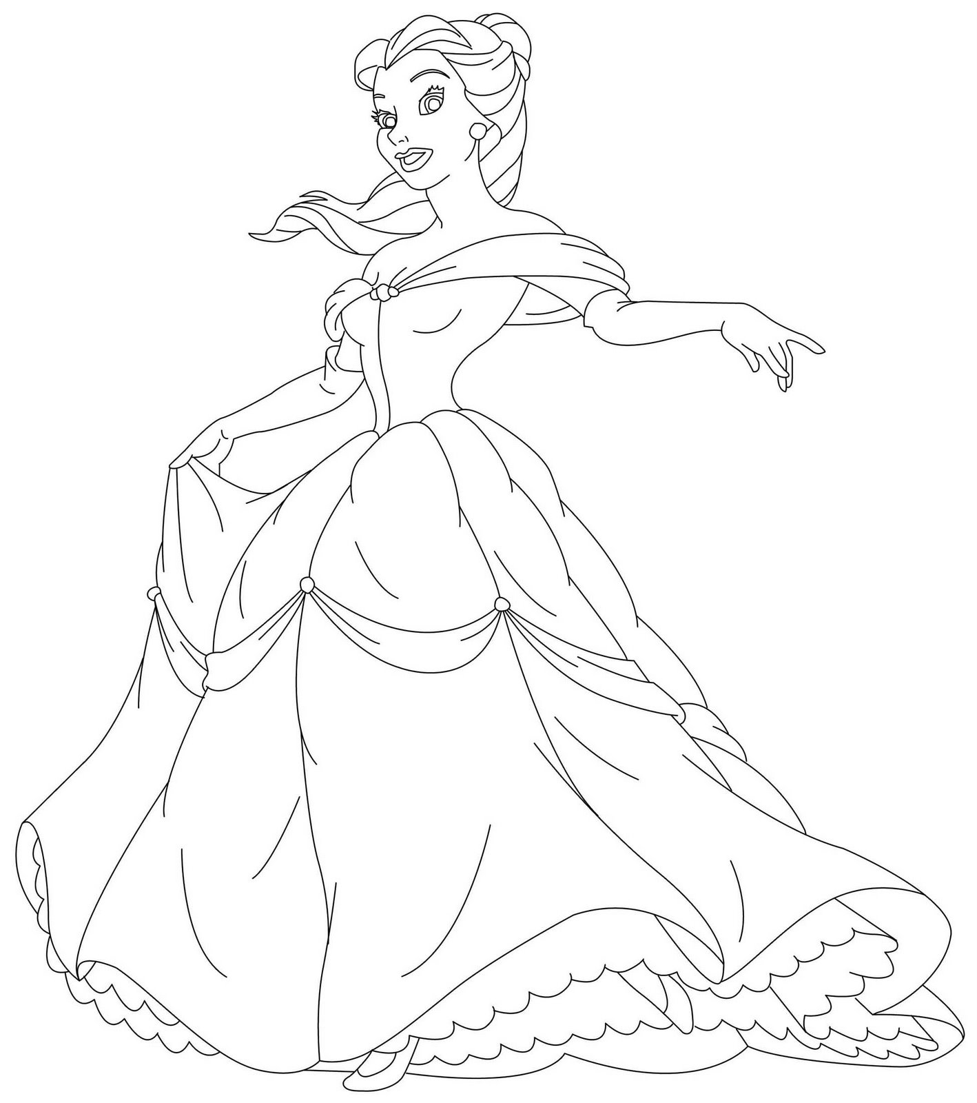 Раскраска: принцесса (Персонажи) #85173 - Бесплатные раскраски для печати