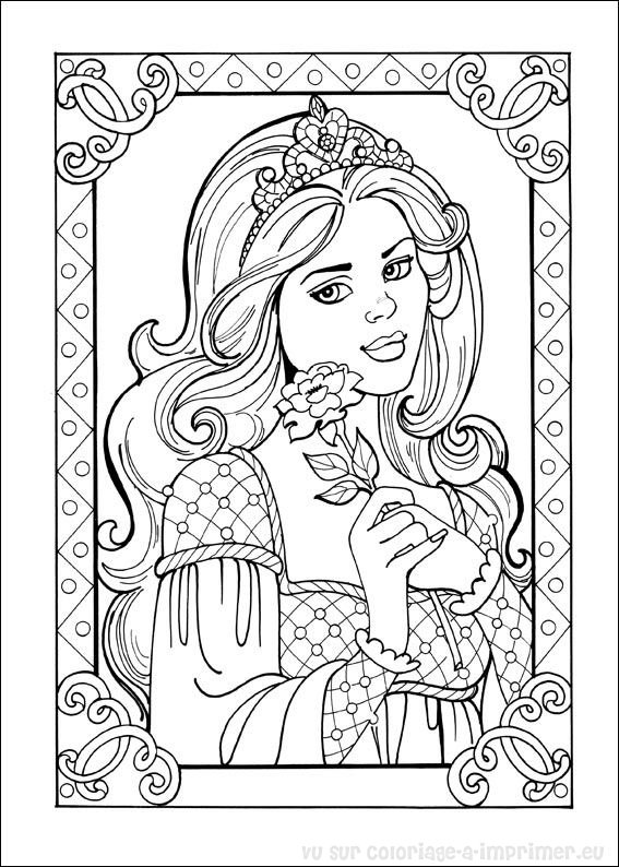 Раскраска: принцесса (Персонажи) #85244 - Бесплатные раскраски для печати