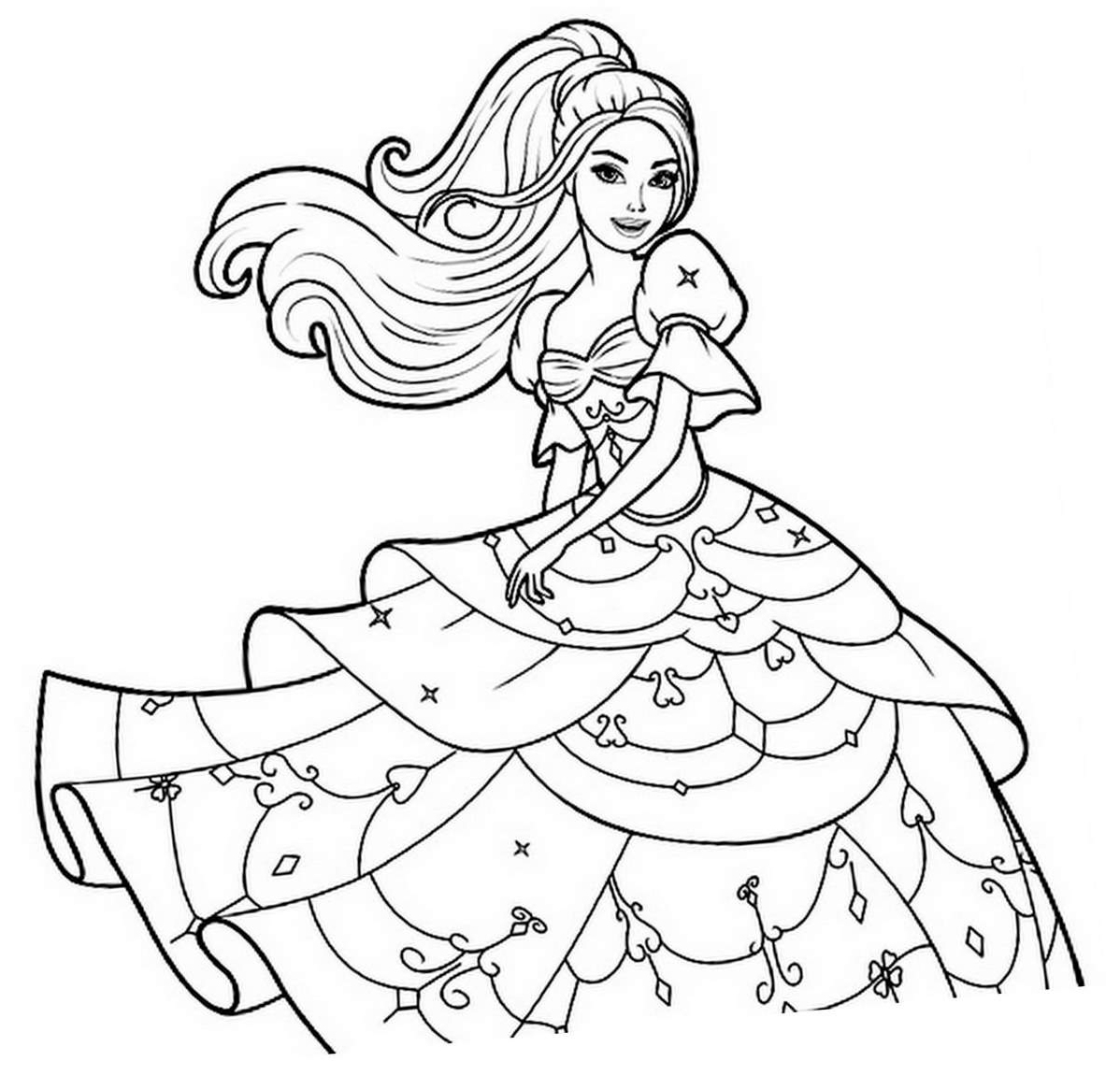 Раскраска: принцесса (Персонажи) #85250 - Бесплатные раскраски для печати