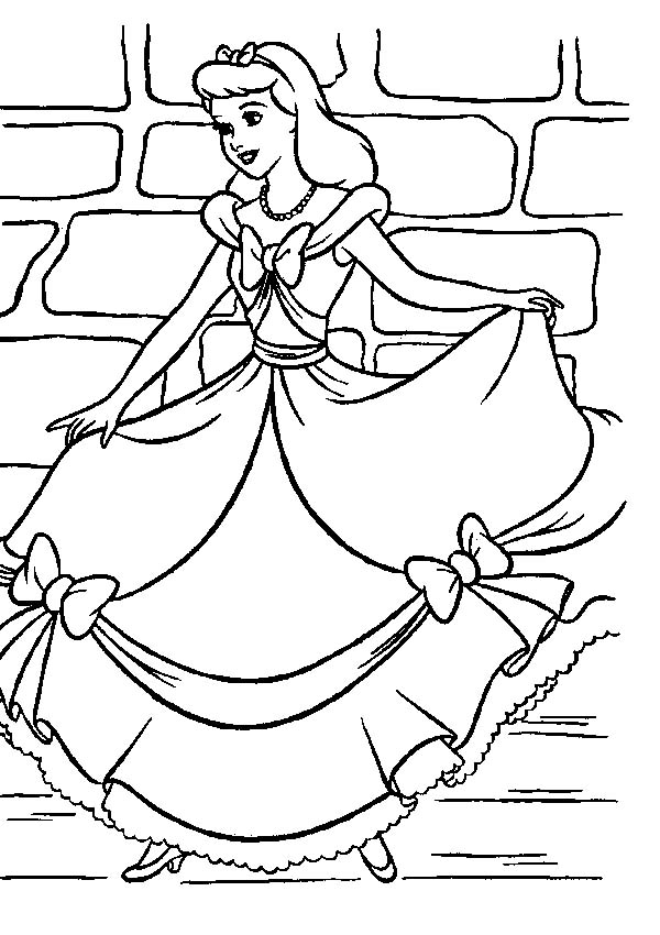 Раскраска: принцесса (Персонажи) #85334 - Бесплатные раскраски для печати
