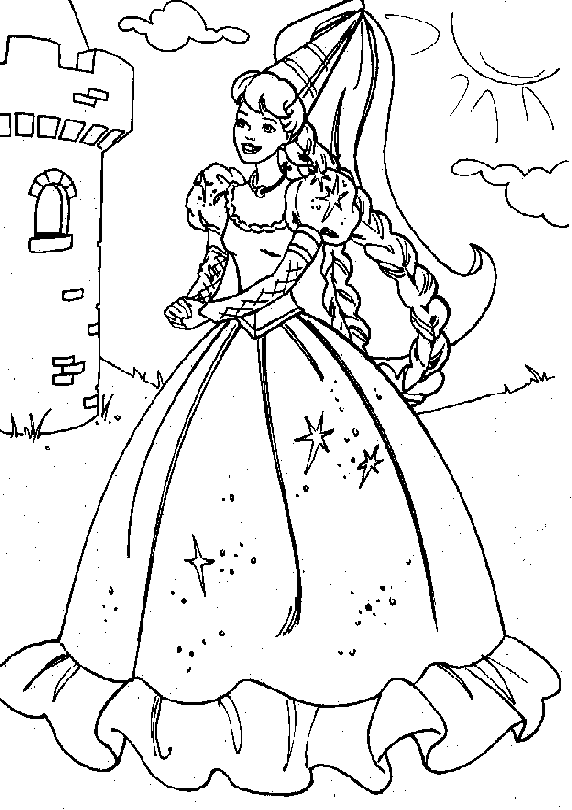 Раскраска: принцесса (Персонажи) #85391 - Бесплатные раскраски для печати