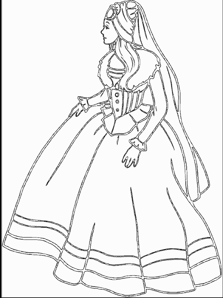 Раскраска: принцесса (Персонажи) #85404 - Бесплатные раскраски для печати