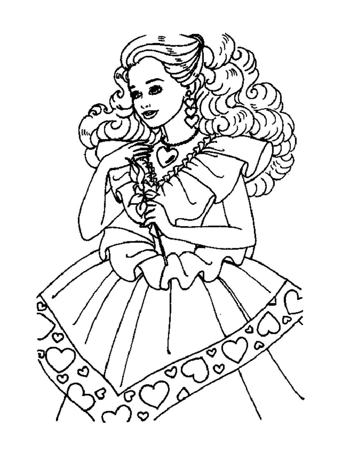 Раскраска: принцесса (Персонажи) #85464 - Бесплатные раскраски для печати