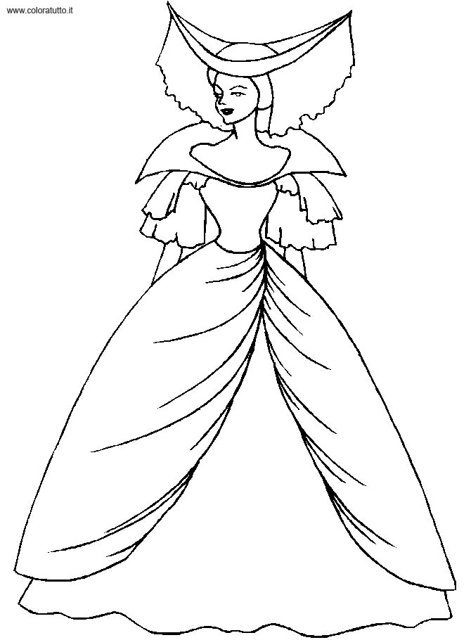 Раскраска: принцесса (Персонажи) #85526 - Бесплатные раскраски для печати