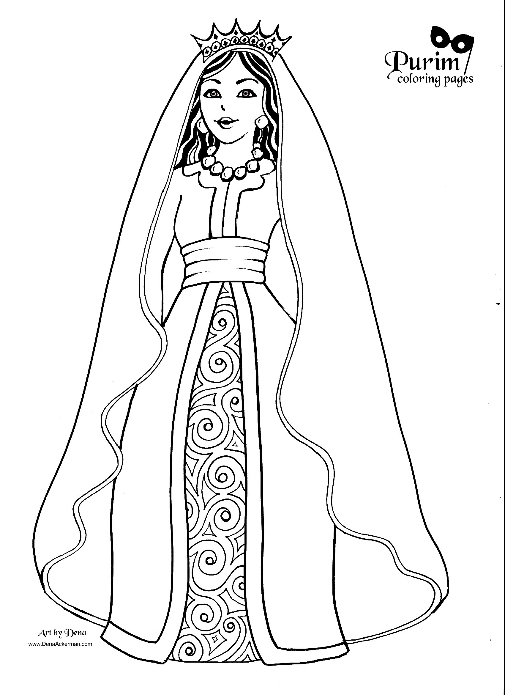 Раскраска: королева (Персонажи) #106228 - Бесплатные раскраски для печати