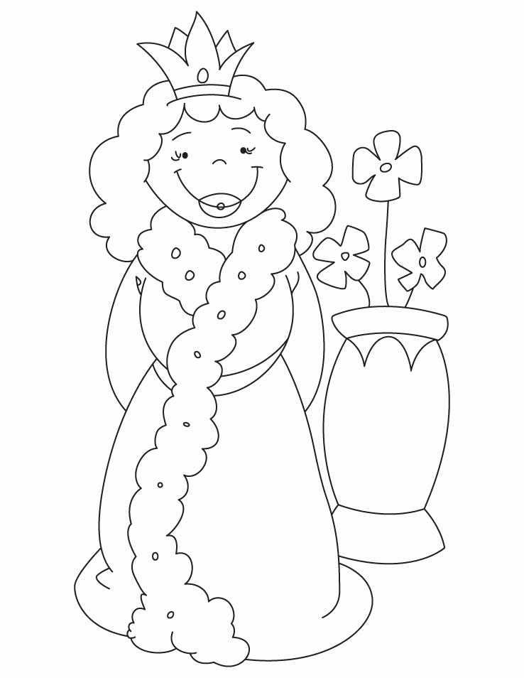 Раскраска: королева (Персонажи) #106233 - Бесплатные раскраски для печати