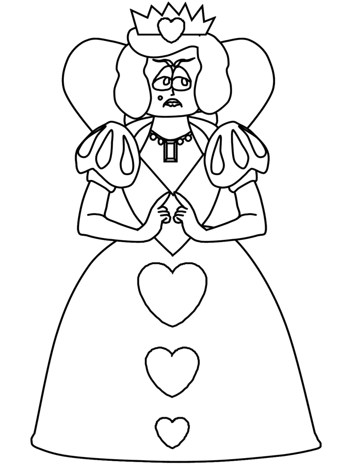 Раскраска: королева (Персонажи) #106247 - Бесплатные раскраски для печати