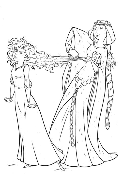 Раскраска: королева (Персонажи) #106520 - Бесплатные раскраски для печати