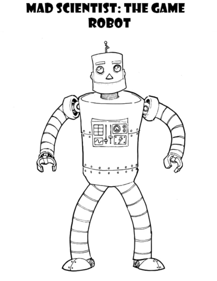 Раскраска: робот (Персонажи) #106566 - Бесплатные раскраски для печати