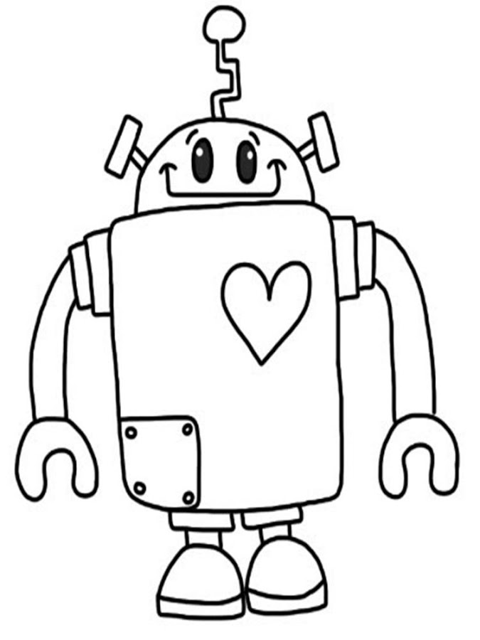 Раскраска: робот (Персонажи) #106573 - Бесплатные раскраски для печати