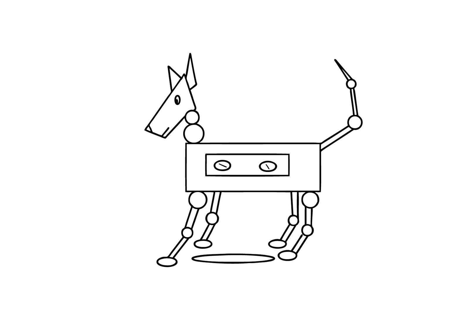 Раскраска: робот (Персонажи) #106601 - Бесплатные раскраски для печати