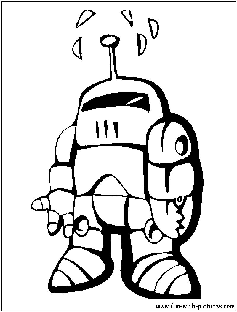 Раскраска: робот (Персонажи) #106626 - Бесплатные раскраски для печати