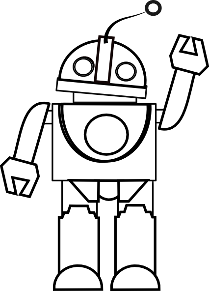 Раскраска: робот (Персонажи) #106630 - Бесплатные раскраски для печати