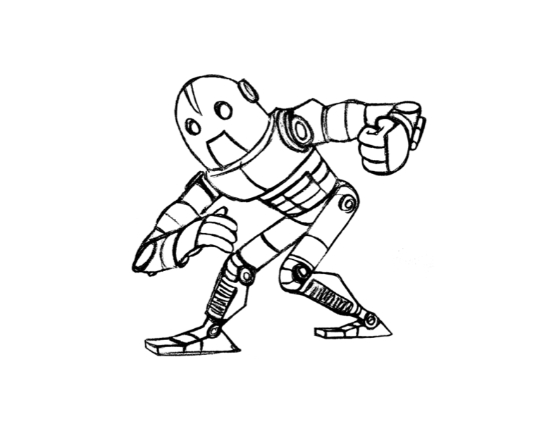 Раскраска: робот (Персонажи) #106645 - Бесплатные раскраски для печати