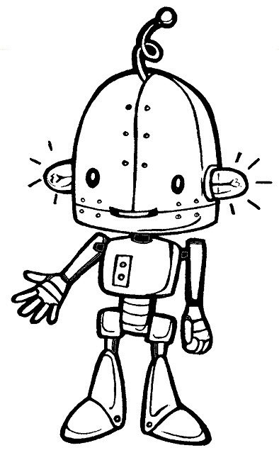 Раскраска: робот (Персонажи) #106679 - Бесплатные раскраски для печати