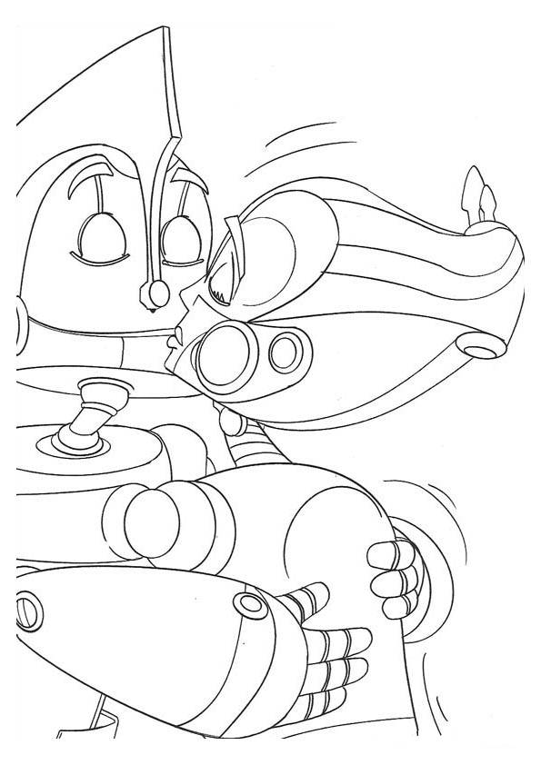 Раскраска: робот (Персонажи) #106692 - Бесплатные раскраски для печати
