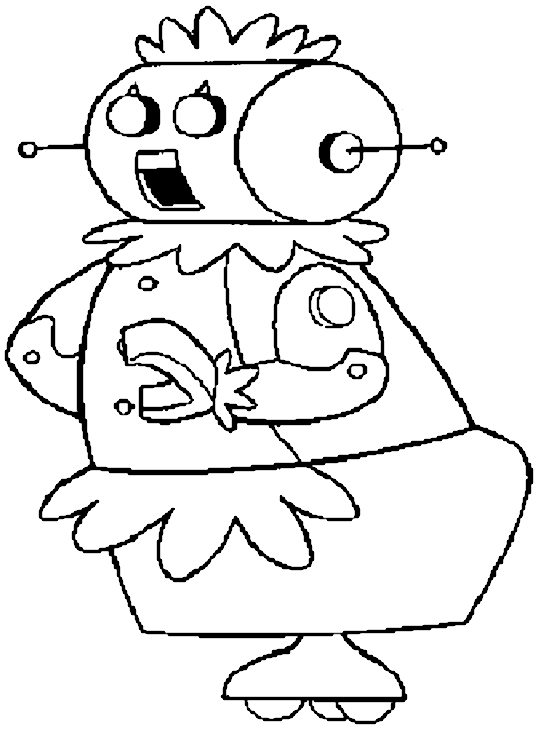 Раскраска: робот (Персонажи) #106705 - Бесплатные раскраски для печати