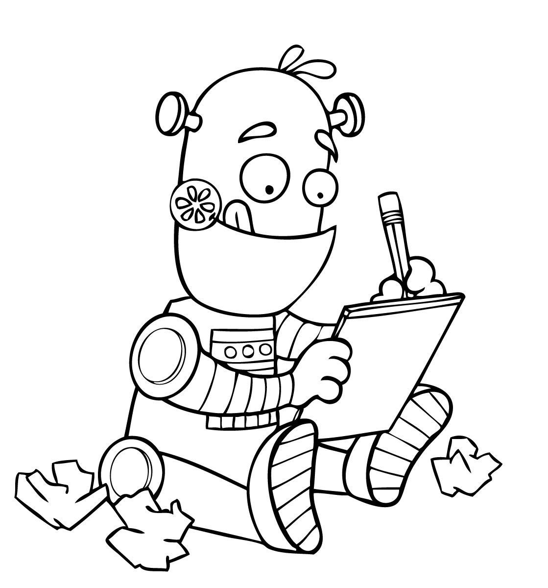 Раскраска: робот (Персонажи) #106725 - Бесплатные раскраски для печати