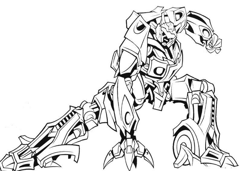 Раскраска: робот (Персонажи) #106748 - Бесплатные раскраски для печати