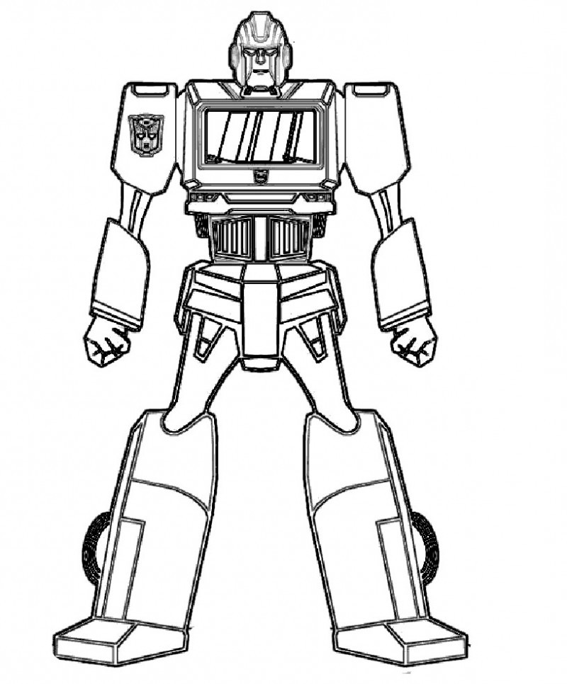 Раскраска: робот (Персонажи) #106758 - Бесплатные раскраски для печати