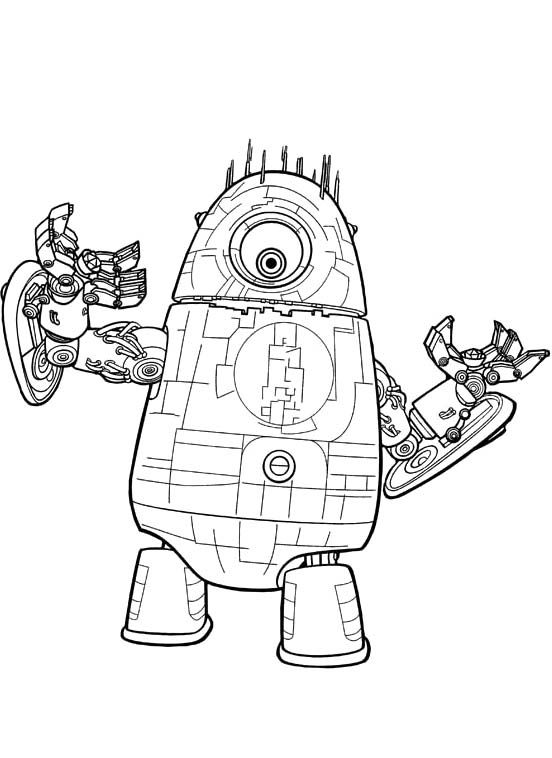 Раскраска: робот (Персонажи) #106767 - Бесплатные раскраски для печати