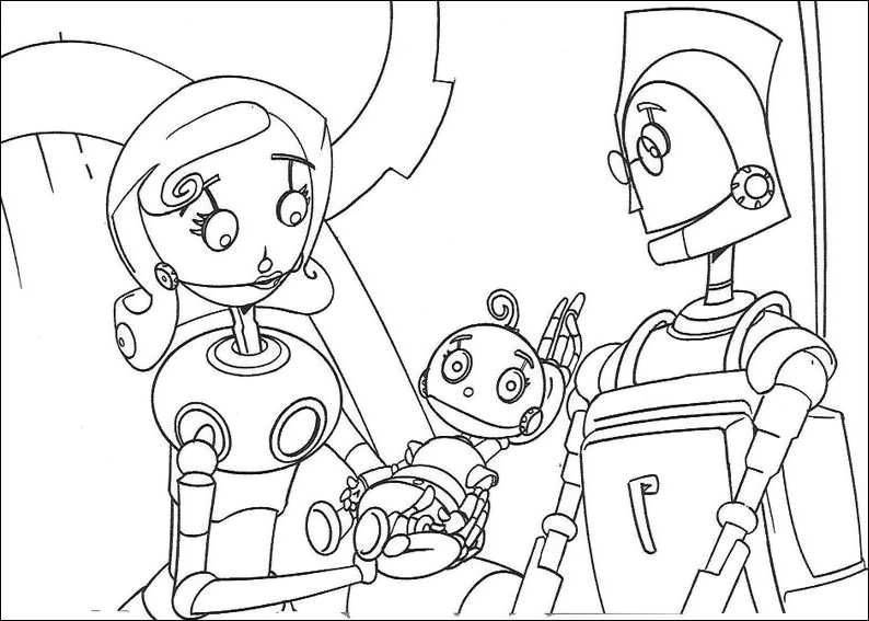 Раскраска: робот (Персонажи) #106788 - Бесплатные раскраски для печати