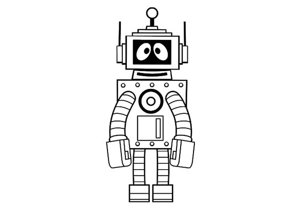 Раскраска: робот (Персонажи) #106801 - Бесплатные раскраски для печати