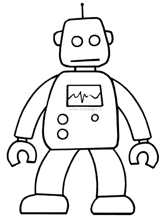 Раскраска: робот (Персонажи) #106854 - Бесплатные раскраски для печати
