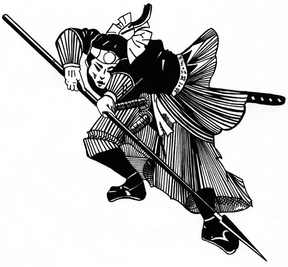 Раскраска: самурай (Персонажи) #107305 - Бесплатные раскраски для печати