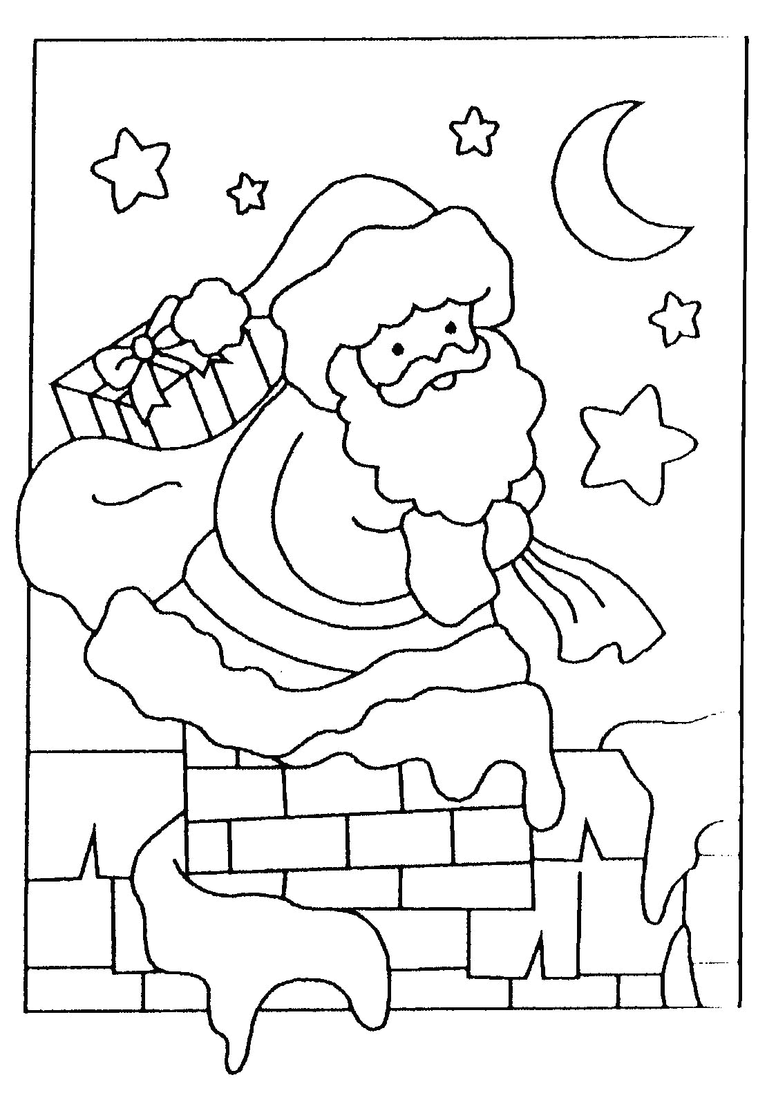 Раскраска: Дед мороз (Персонажи) #104654 - Бесплатные раскраски для печати