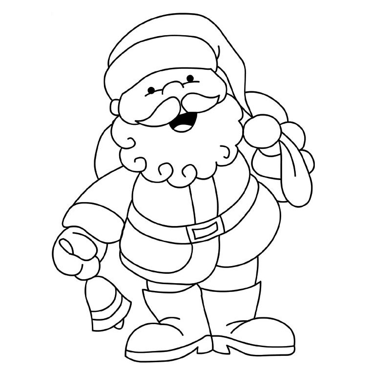 Раскраска: Дед мороз (Персонажи) #104663 - Бесплатные раскраски для печати
