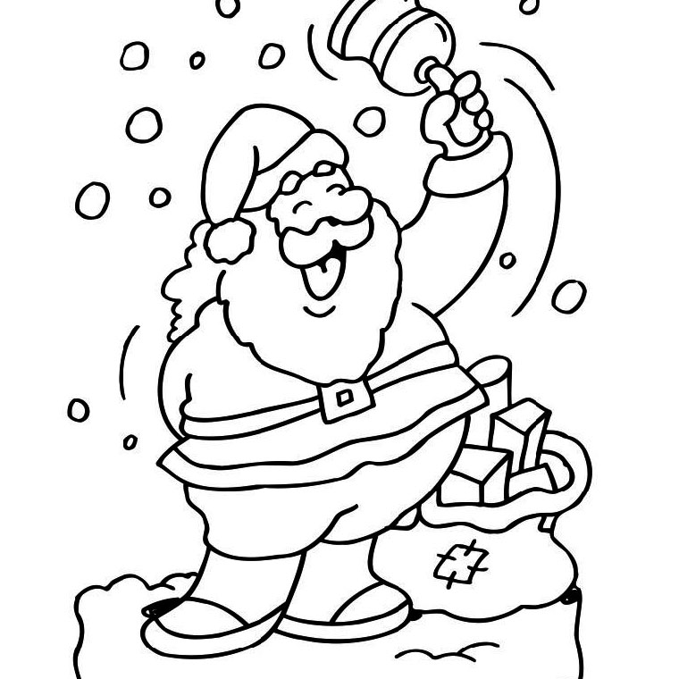 Раскраска: Дед мороз (Персонажи) #104664 - Бесплатные раскраски для печати