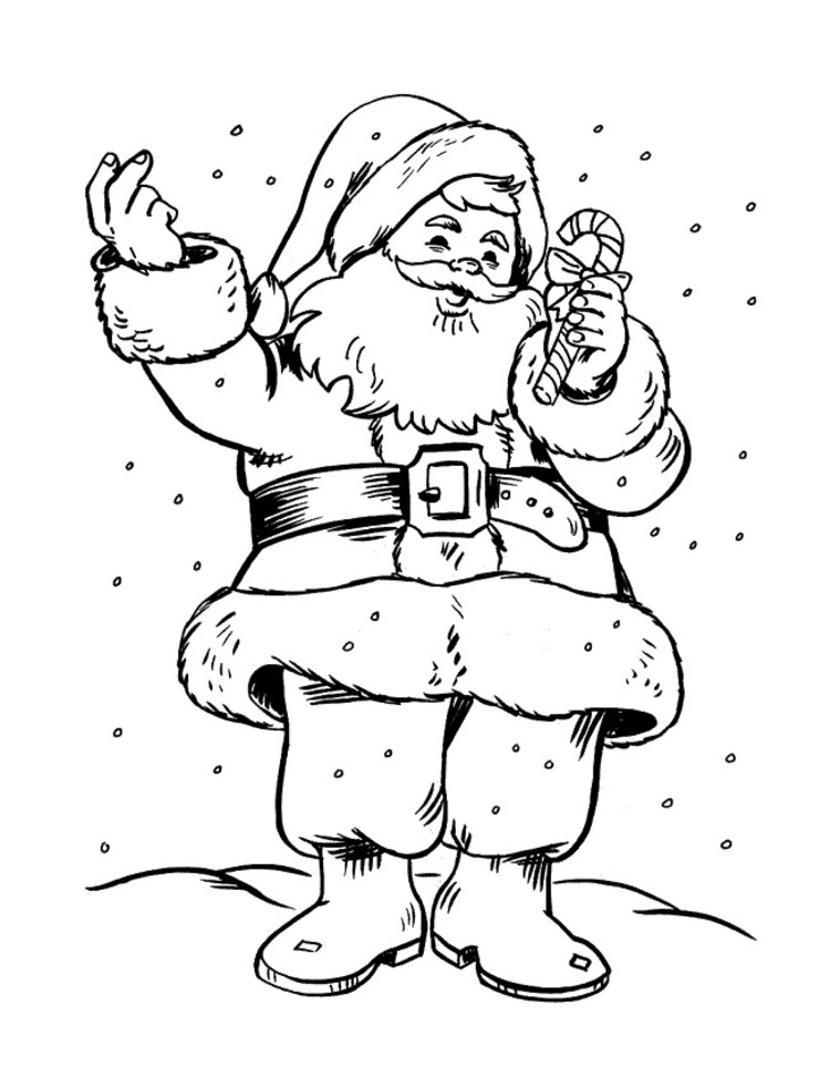 Раскраска: Дед мороз (Персонажи) #104669 - Бесплатные раскраски для печати