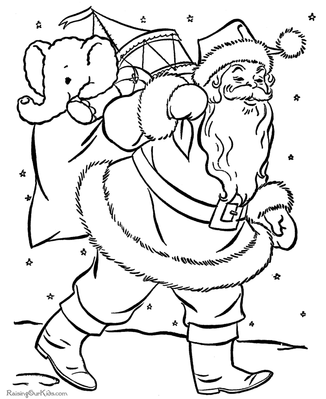 Раскраска: Дед мороз (Персонажи) #104680 - Бесплатные раскраски для печати