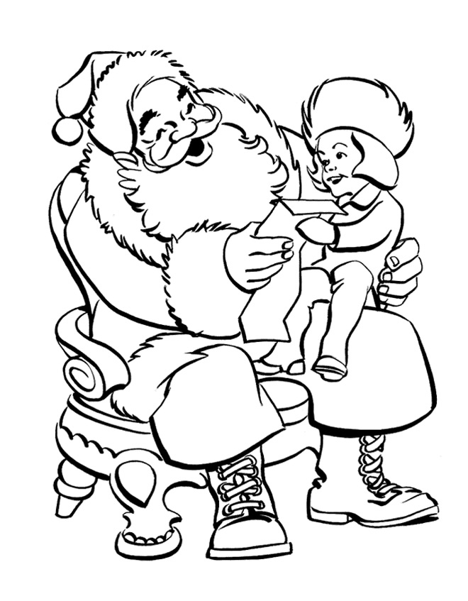 Раскраска: Дед мороз (Персонажи) #104682 - Бесплатные раскраски для печати