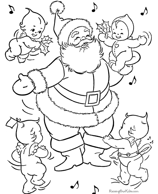Раскраска: Дед мороз (Персонажи) #104699 - Бесплатные раскраски для печати