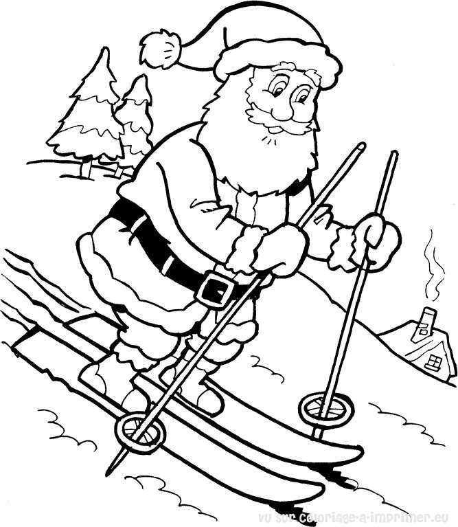 Раскраска: Дед мороз (Персонажи) #104738 - Бесплатные раскраски для печати